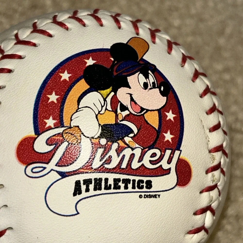 Walt Disney World Baseball Disney Athletics Mickey Mouse Souvenir Ball